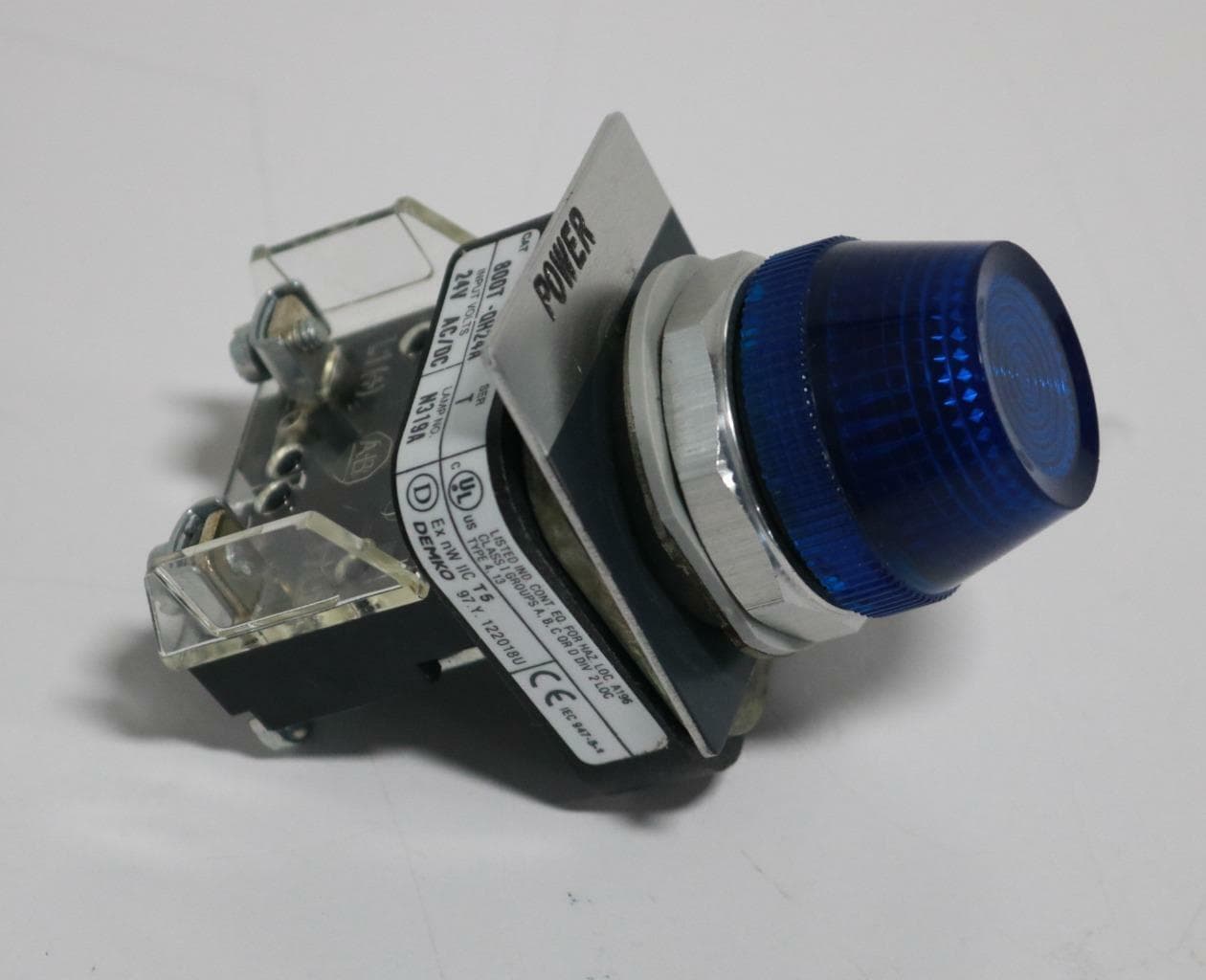 Allen-Bradley 800T-QH24A Indicator Light, Blue, Ser T