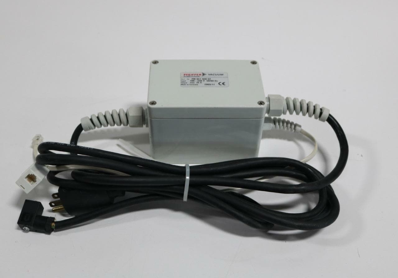 Pfeiffer Vacuum PM 041 938 GT Backing Pump Relay, 100-240Vac, 20Amp Max