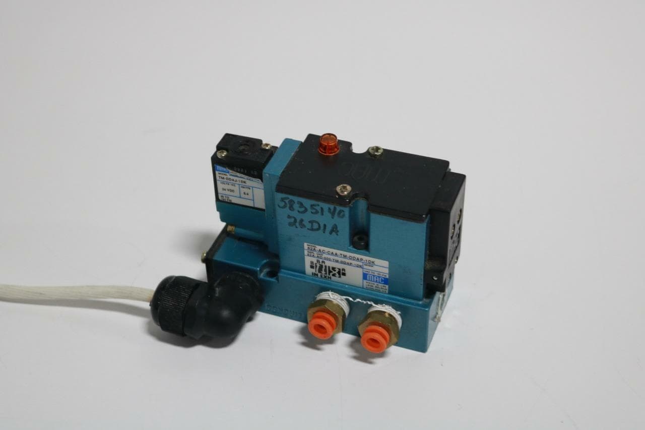 MAC 82A-AC-CAA-TM-DDAP-1DK Pneumatic Solenoid Valve 24VDC