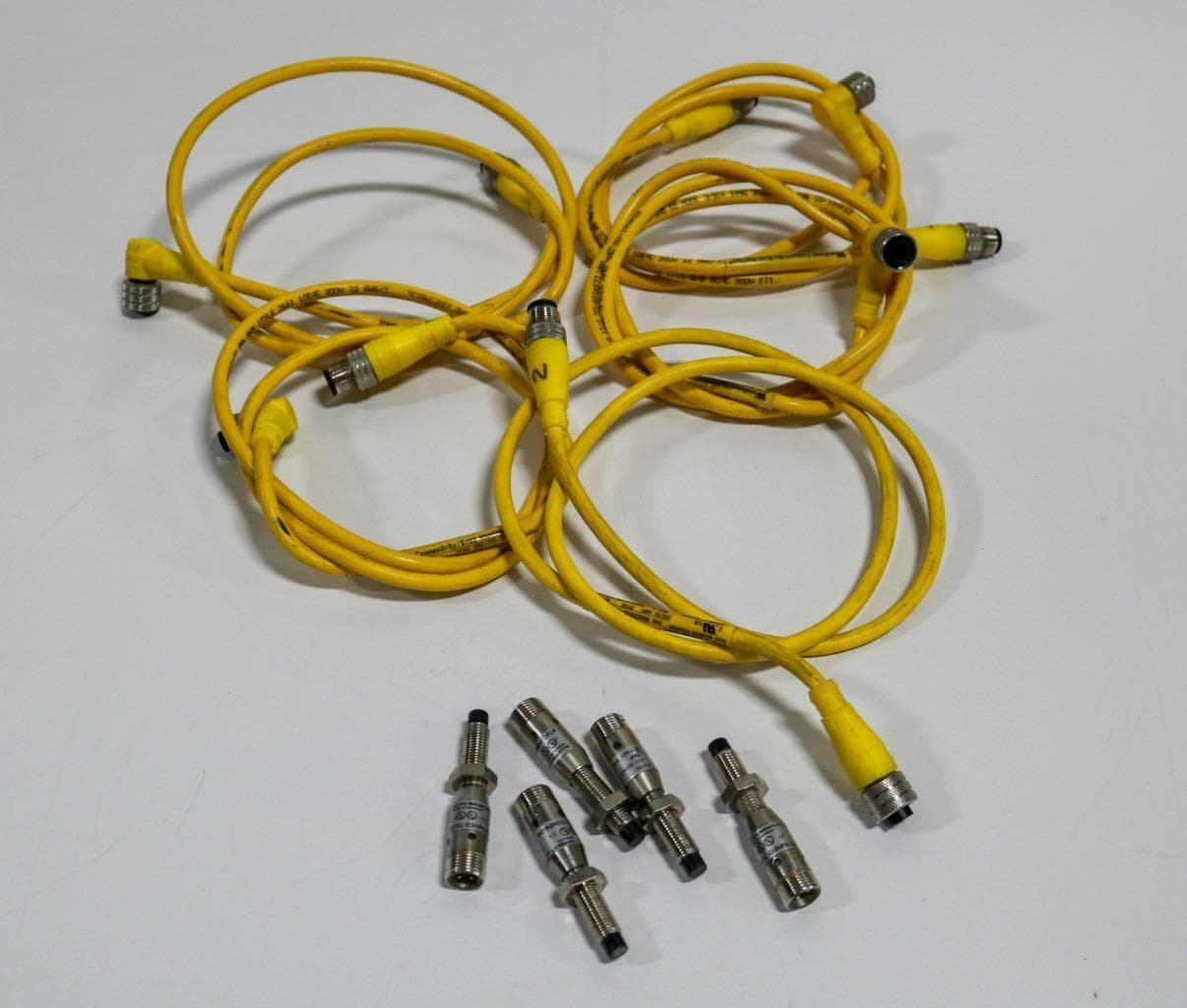 Allen-Bradley 872C-D3NP8-D4 Proximity Sensors w/ Woodhead 883031DD1M010 Cables