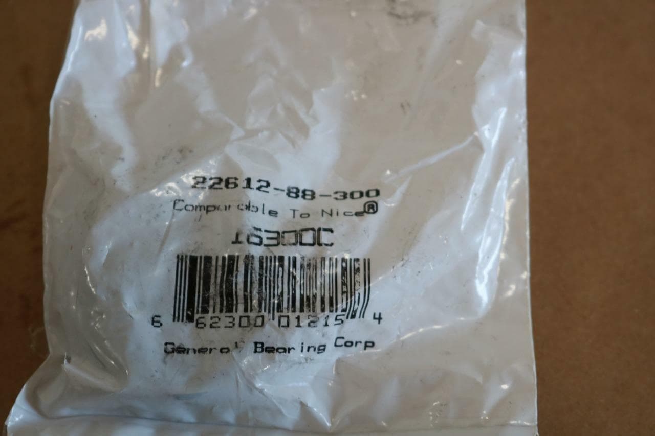 General Bearing 22612-88-300 Double Sealed Ball Bearing