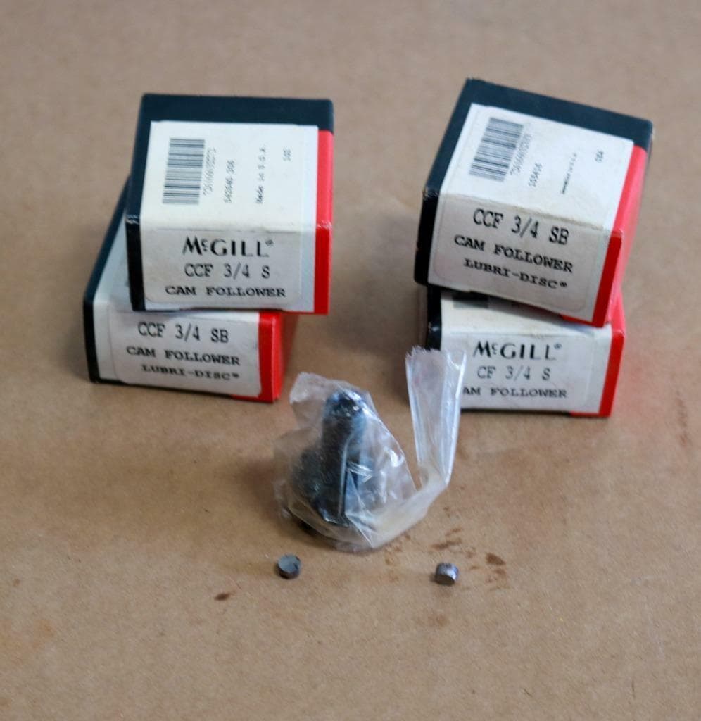 McGill CCF 3/4 SB, CCF3/4S, CF 3/4S Lot of 4 Cam Followers