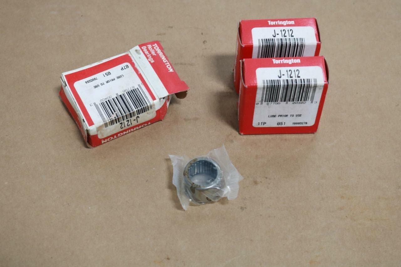 Torrington J-1212 Lot of 3 Needle Bearings