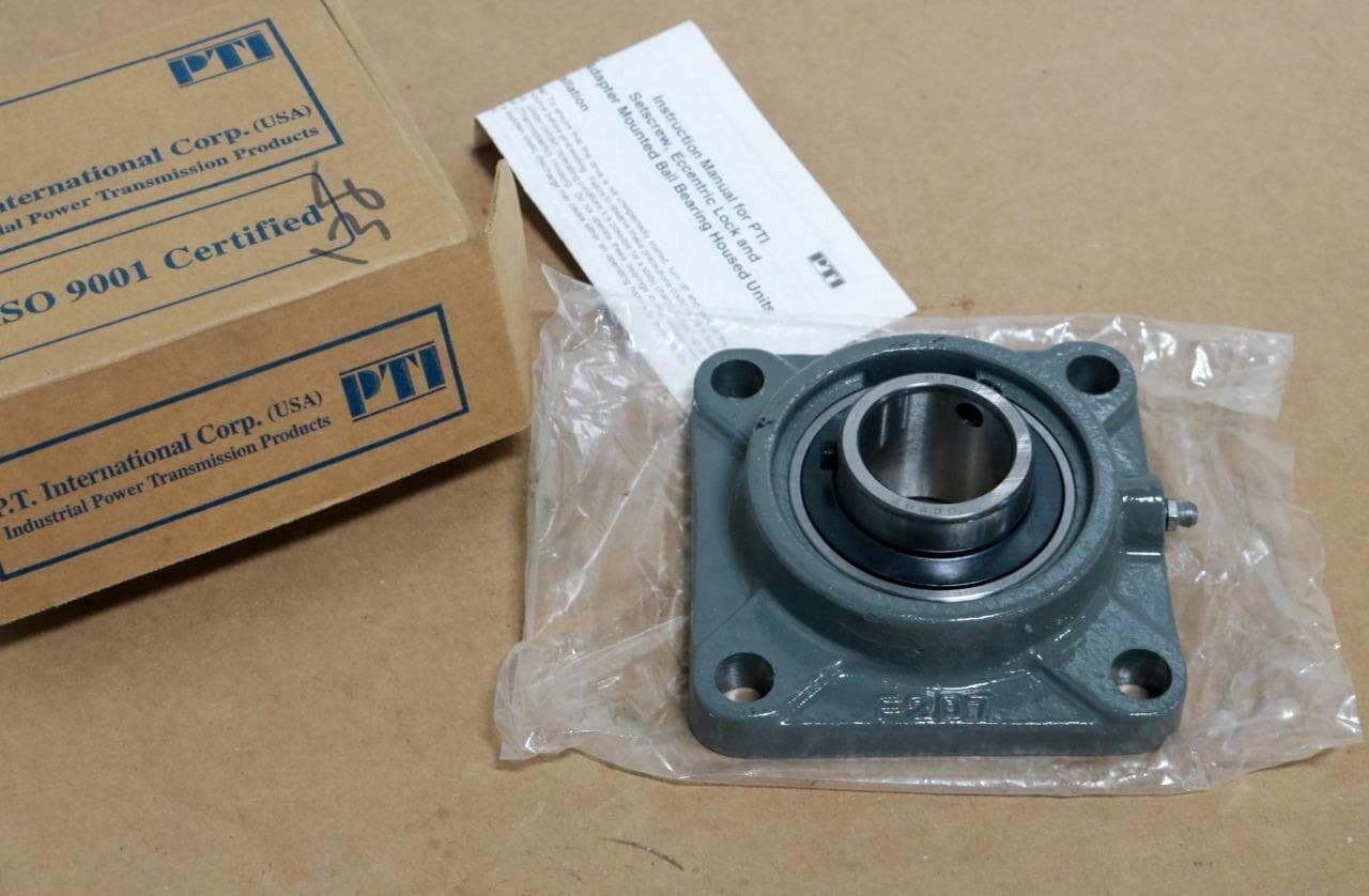 PT International Corp UCF207-35mm Bearing 4 Bolt Flange