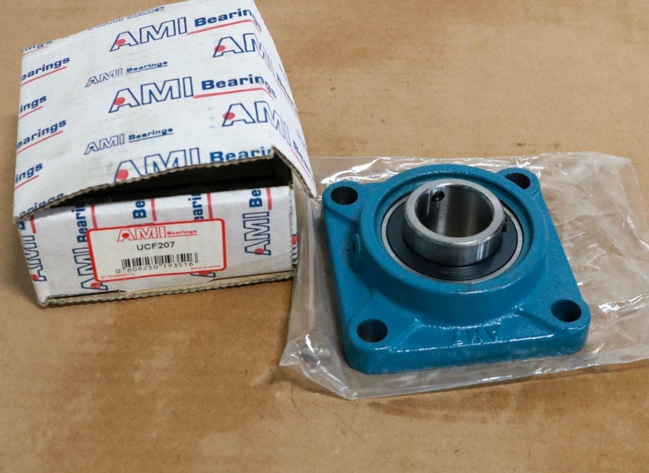 Ami Bearings UCF207 Bearing 4 Bolt Flange 1 3/8"