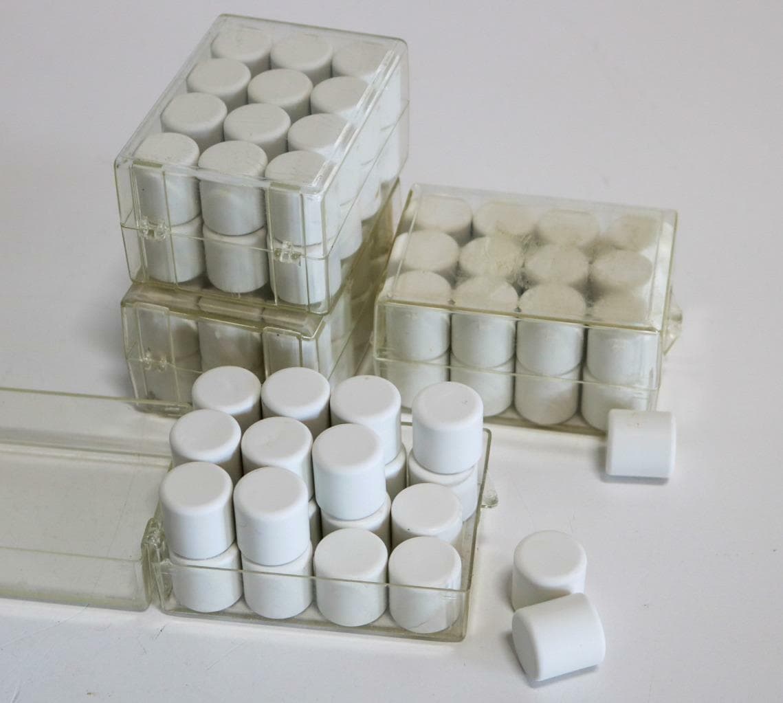 Unbranded 3/4 x 3/4 Ceramic Tumbling Media, 3/4" x 3/4" Cylinders - 96 Pieces