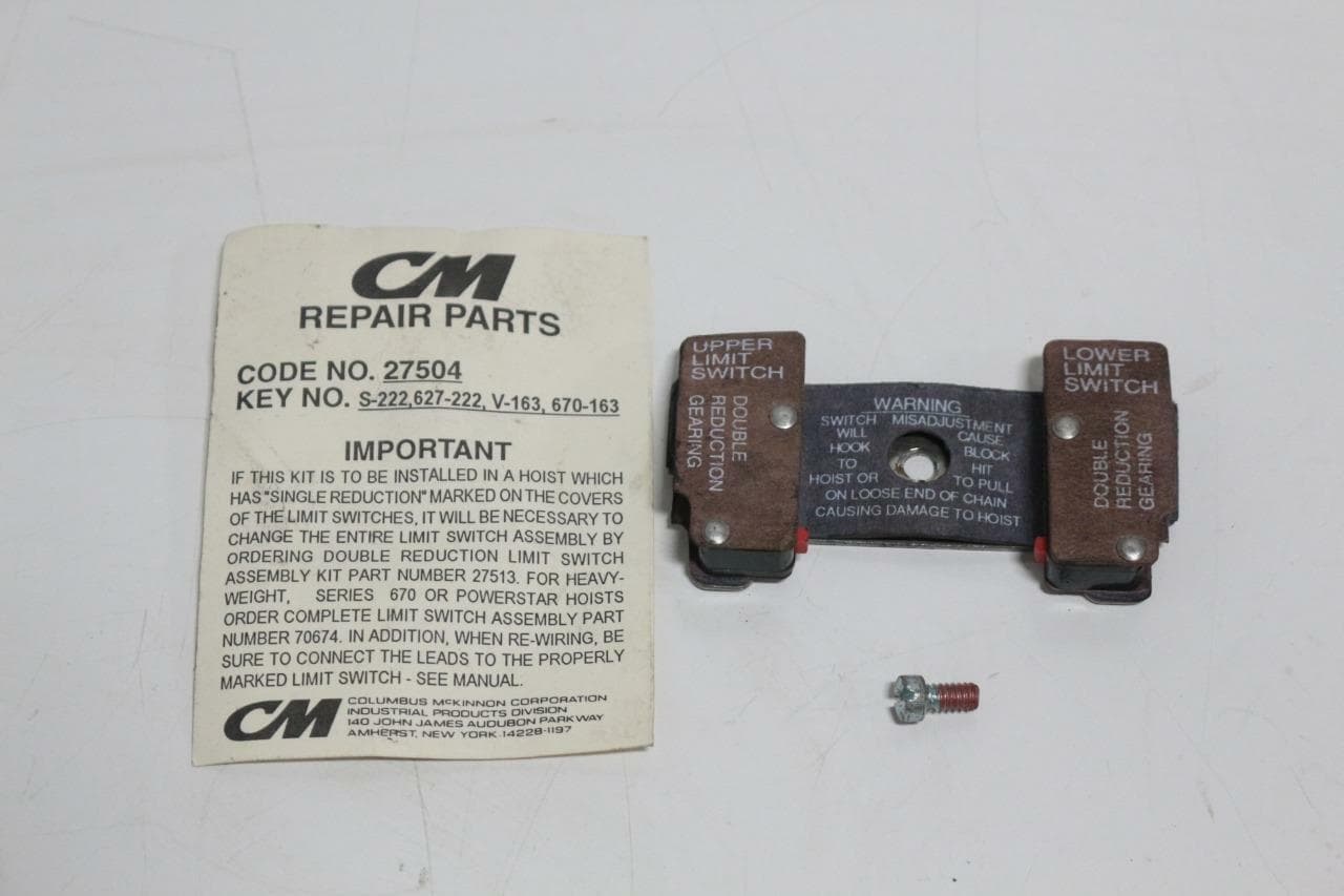Columbus Mckinnon 27504 Limit Switch Kit