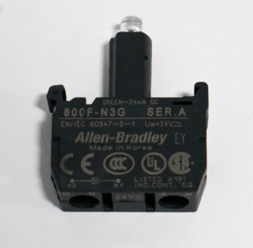 Allen-Bradley 800F-N3G Integrated LED, Latch Mount, 24VAC/DC