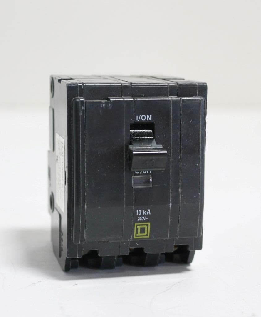 Square D Type HACR 40 Amp 3 pole Circuit Breaker
