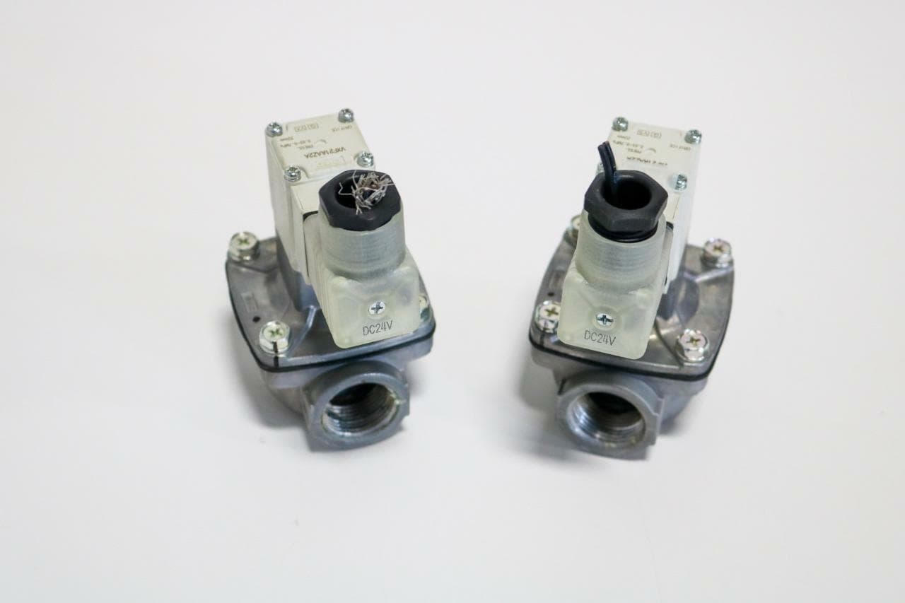 SMC VXF21AAZ2A Lot of 2 2 Way Media Valves for Dust Collectors, 3/4" NPT