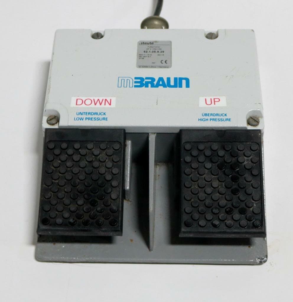 MBRAUN Steute 82.1.05.29 High & Low Pressure Foot Pedal Control