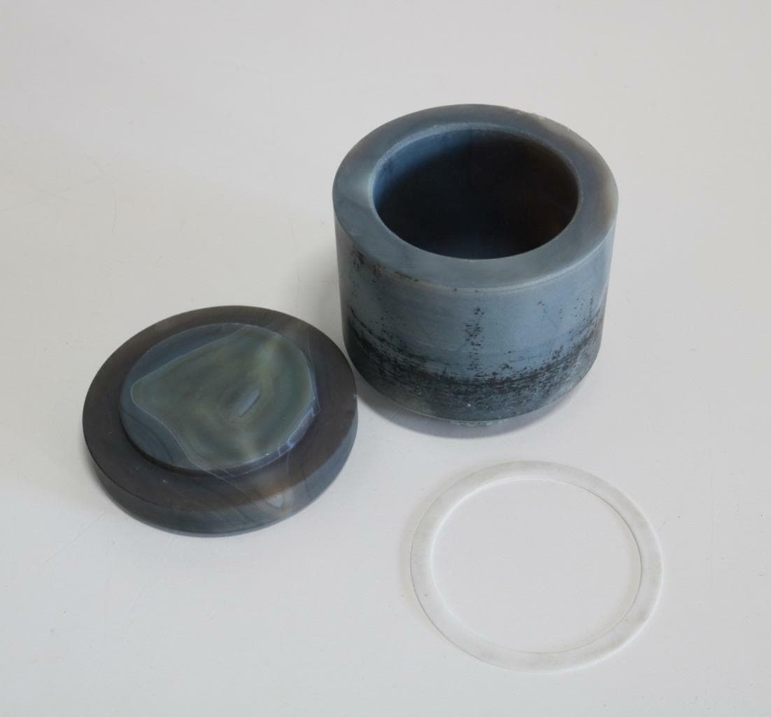 Unk 250 ml Agate High Energy Planetary Ball Mill Grinding Jar w/Chipped Base