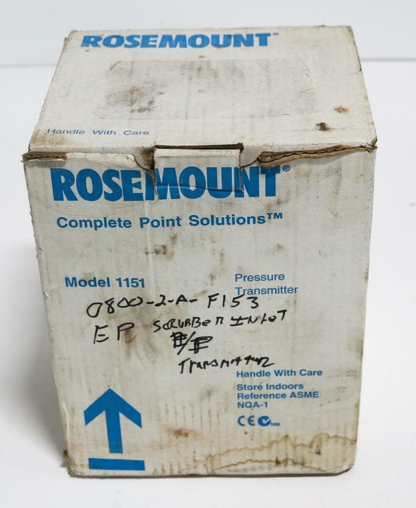 Rosemount Inc. 1151DP3S12B3 1151 Smart Inlet Pressure Transmitter