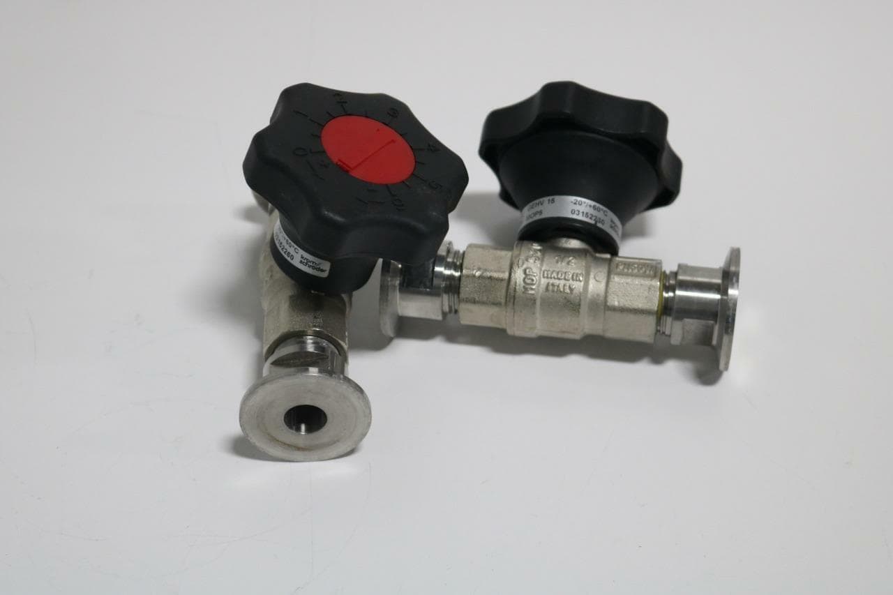 Kromschroder GEHV 15 Lot of 2 Flow Adjusting Valves 1/2"NPT DN15