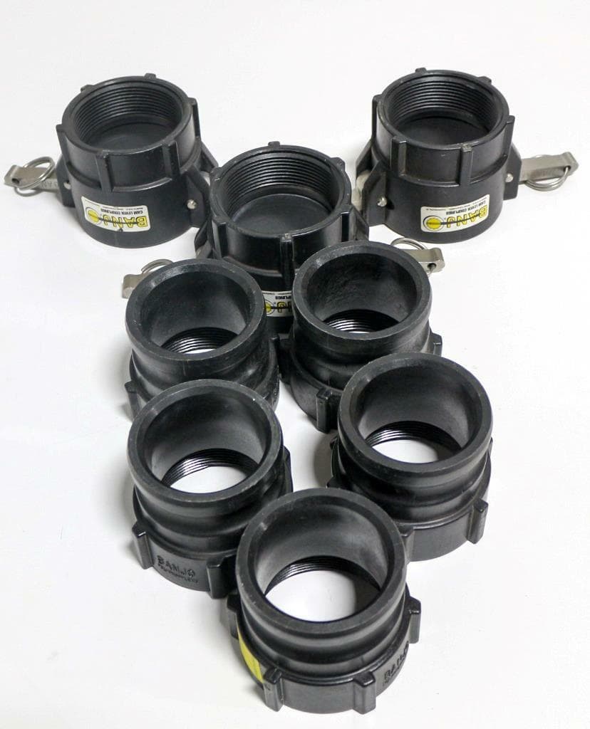 Banjo Corporation 300-D, 300-A Lot of 8 Cam Lever Couplings