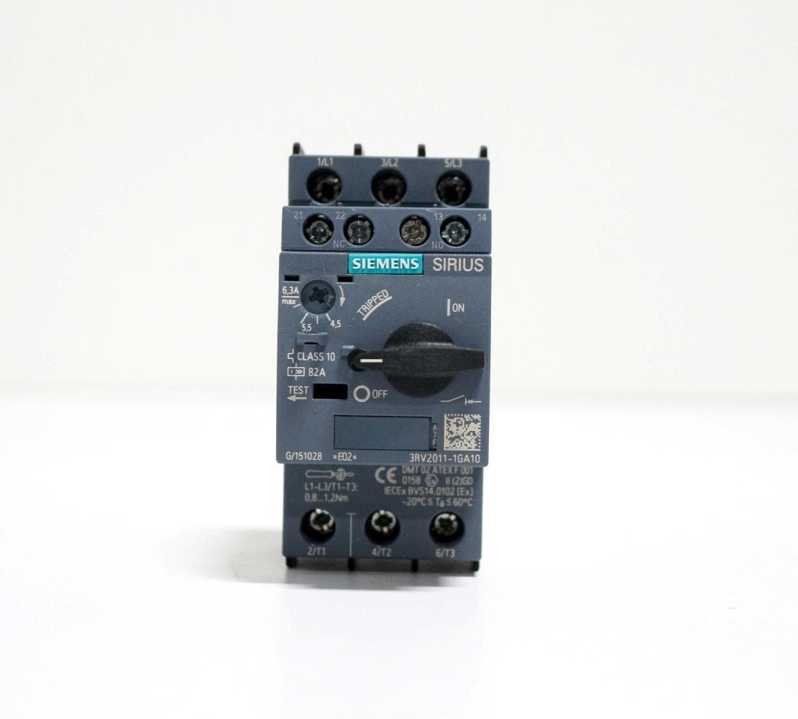 Siemens 3RV2011-1GA10 Motor Protection Circuit Breaker