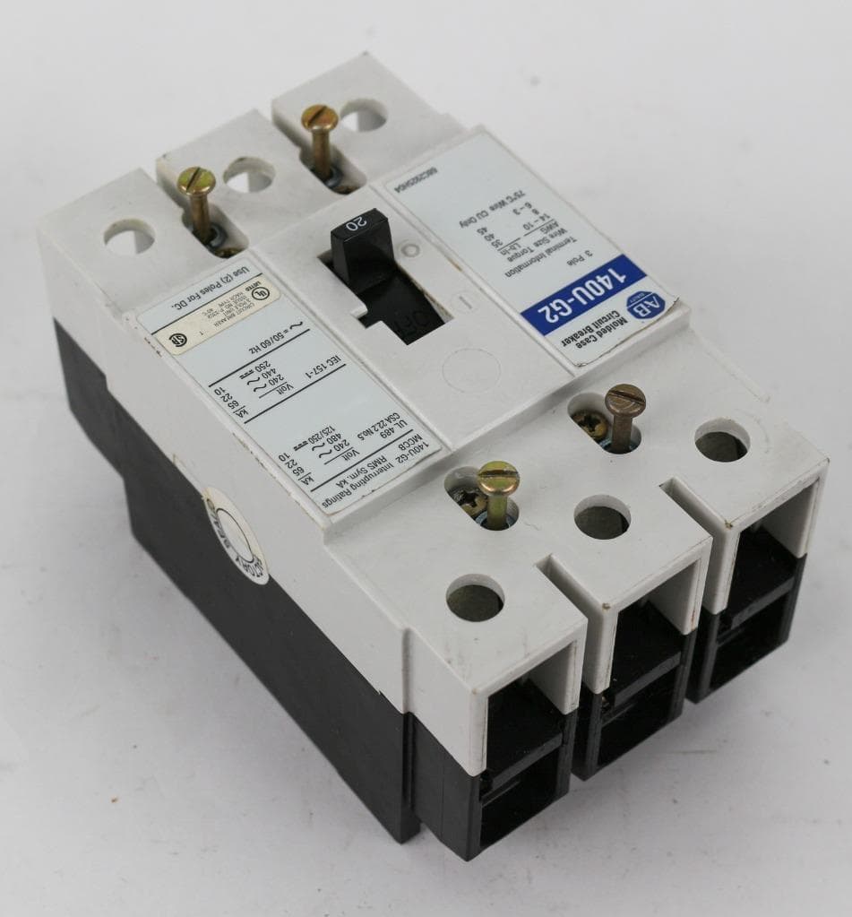 Allen-Bradley 140U-G2 Allen Bradley 20 Amp, 3 Pole, Circuit Breaker