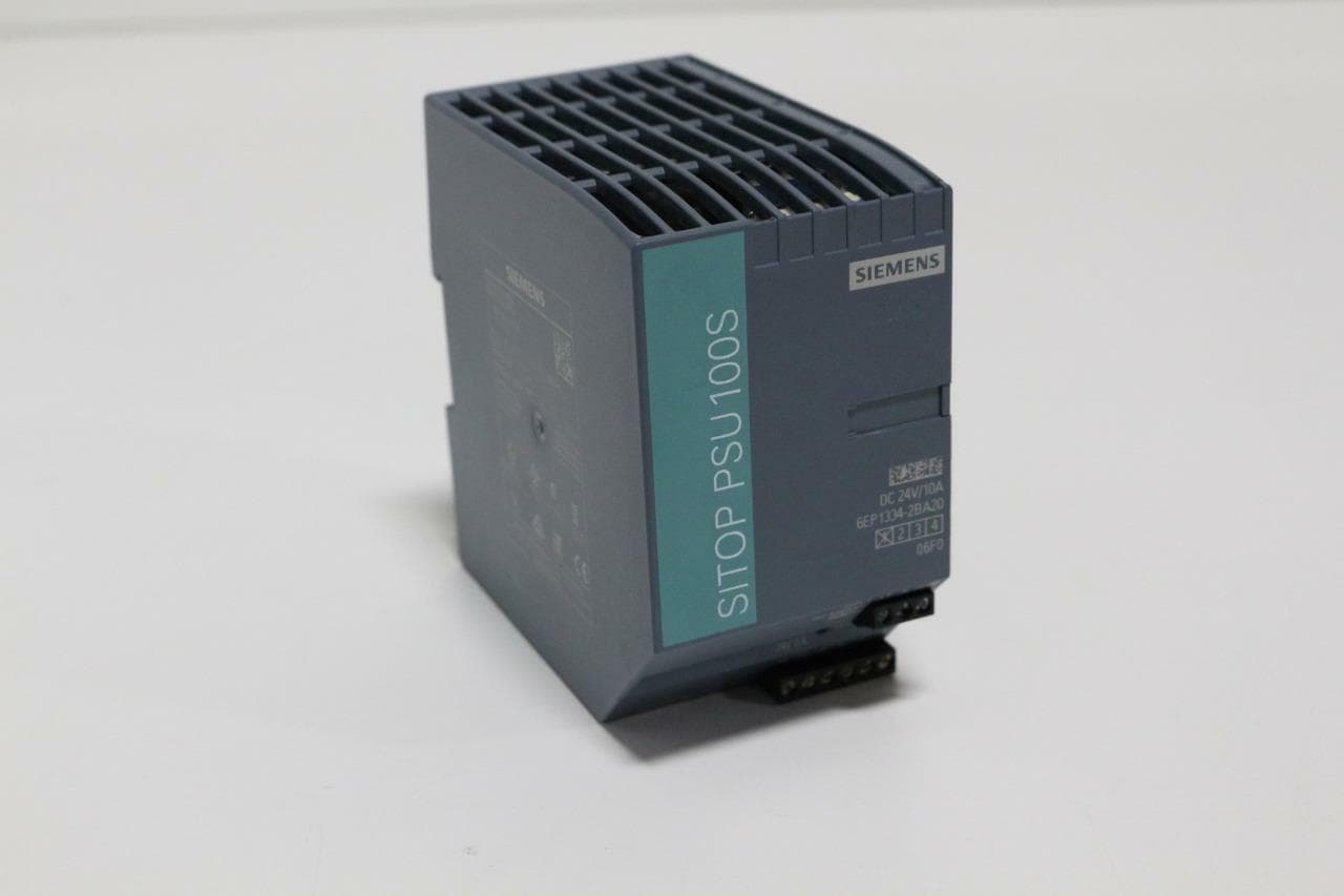 Siemens 6EP1334-2BA20 Power Supply, SITOP PSU100S, 120/230VAC, 24VDC, 10A