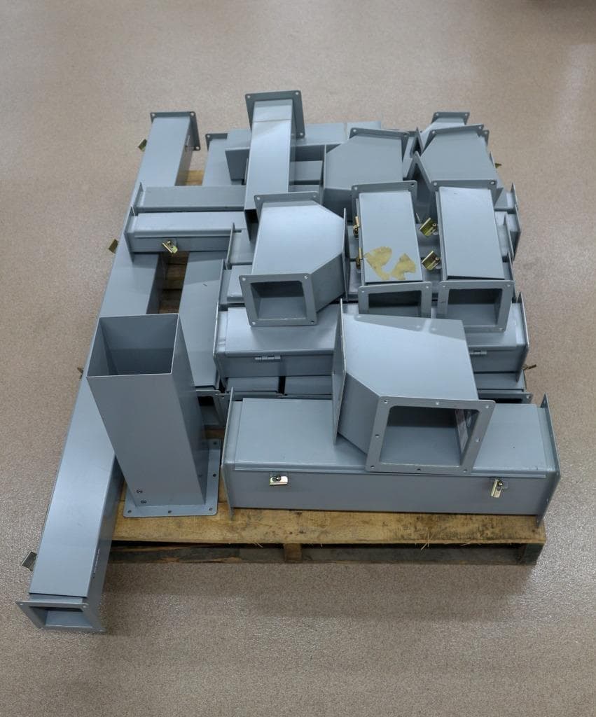 Hoffman Lot of 24 Cable Trays, WireWay, Enclosures, Steel, Cable Trunking