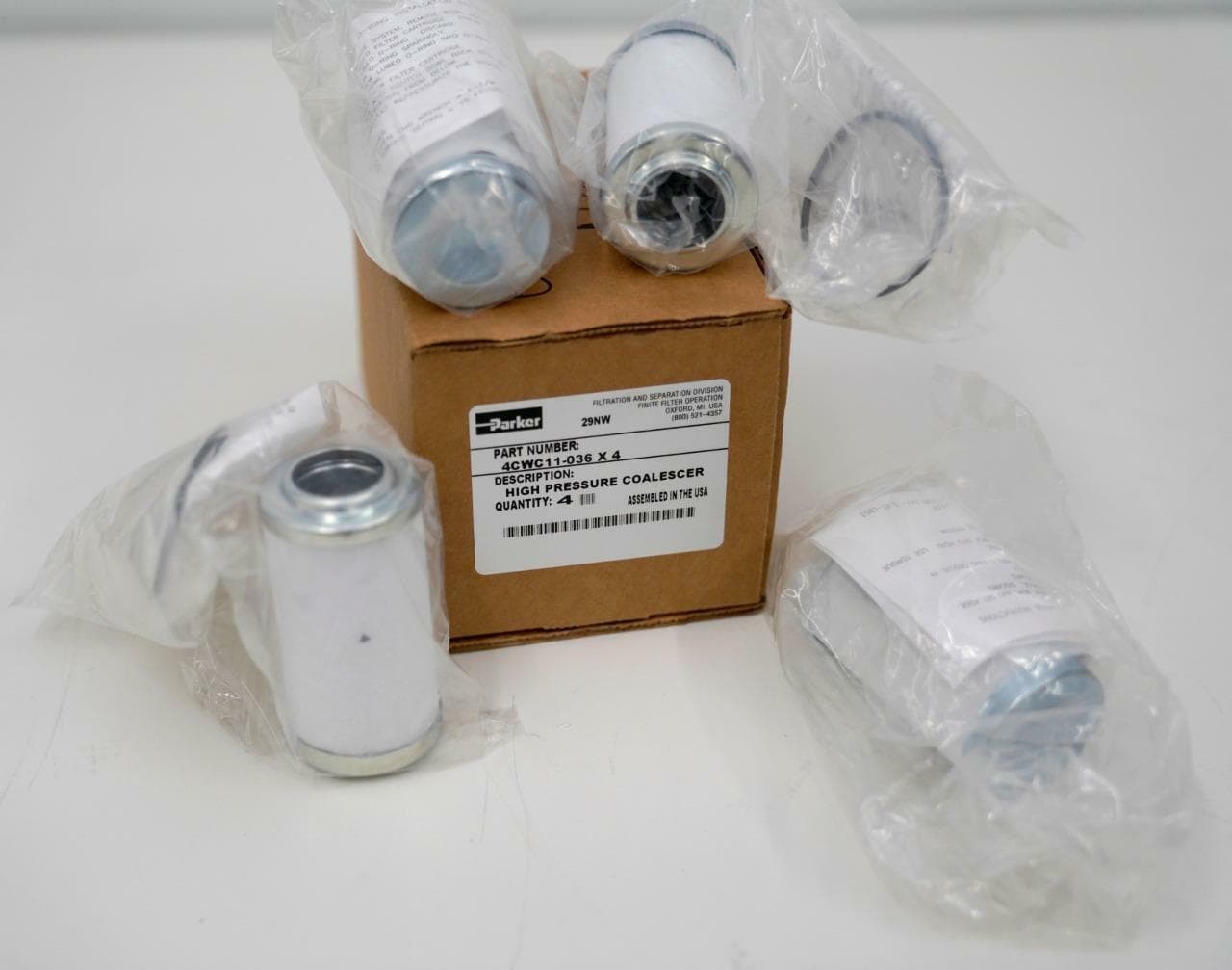 Parker 4CWC11-036 X 4 Finite Pneumatic Filter Element