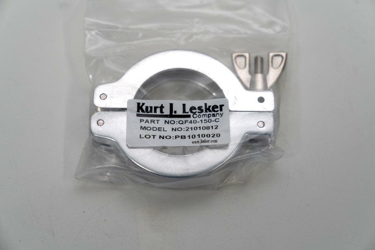Kurt J. Lesker QF40-150-C KF 40 Cast Hinged Clamps, Aluminum - New