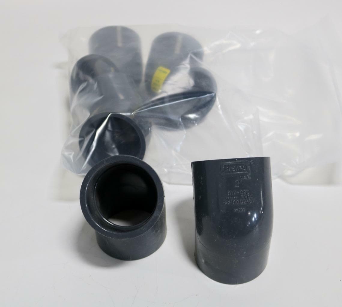 Lasco/Spears 817-020 Lot of 5 2" SCH 80 PVC 45 Degree Elbow