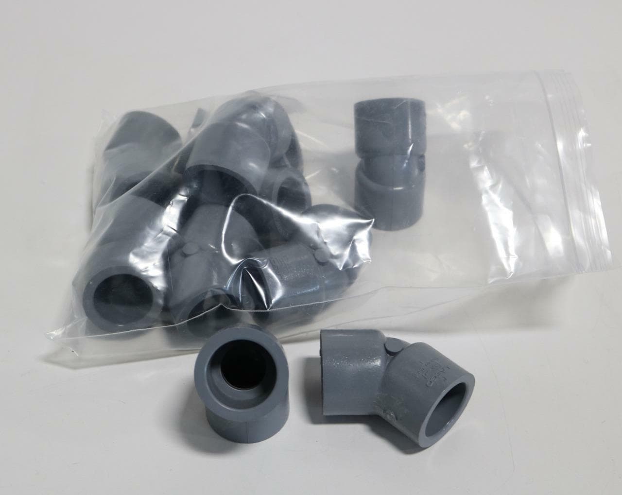 Lasco 1" SCH 80 45 Degree CPVC Sockets Lot of 10