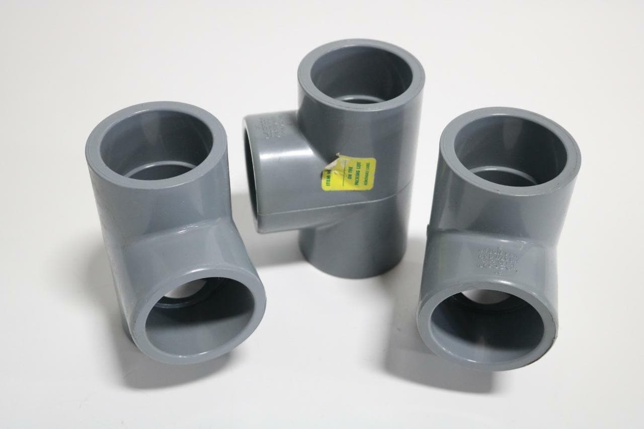 Lasco 2" Schedule 80 CPCV Tee Socket Lot of 3