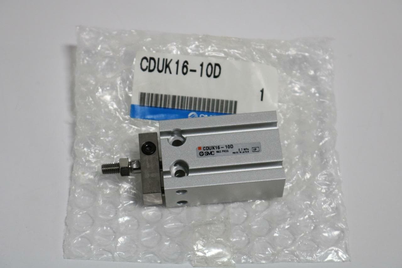 SMC CDUK16-10D DBL Acting Non-Rotating Air Cylinder, 16mm Bore, 10mm Stroke