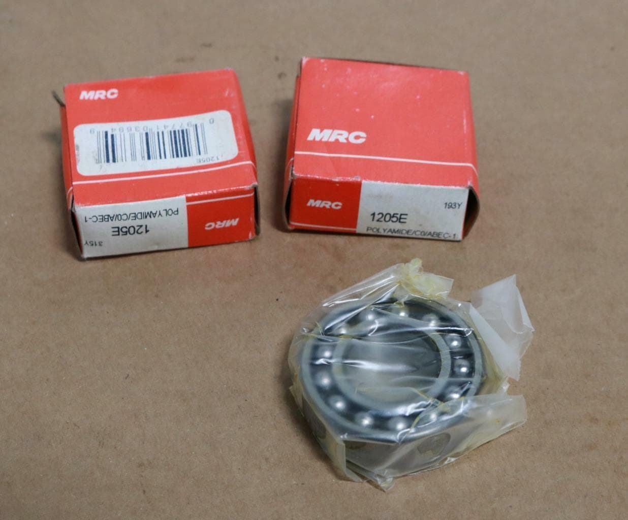MRC 1205E Lot of 2 Self Aligning Double Row Ball Bearings