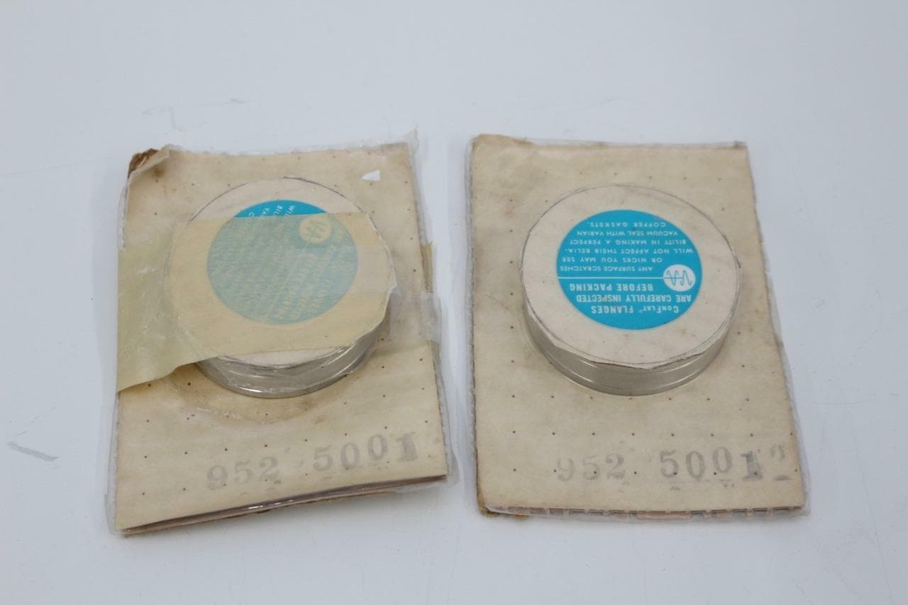 Varian 952-5001 2-3/4" CF x 3/4" Double Sided Fitting Flanges (Lot of 2)