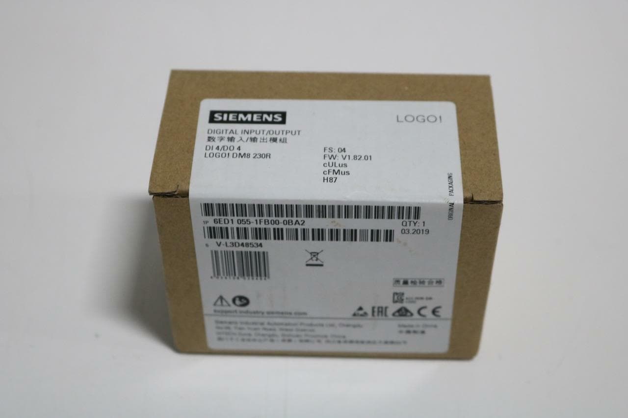 Siemens 6ED1055-1FB00-0BA2 Digital Input/ Output Expansion Module