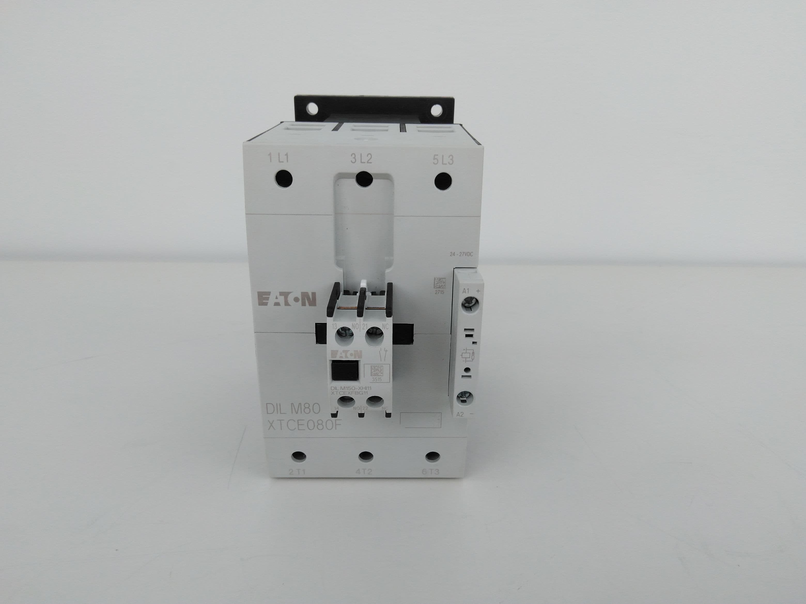 Eaton DILM80 XTCE080F IEC Contactor, 80A w/ XTCEXFBG11 Aux