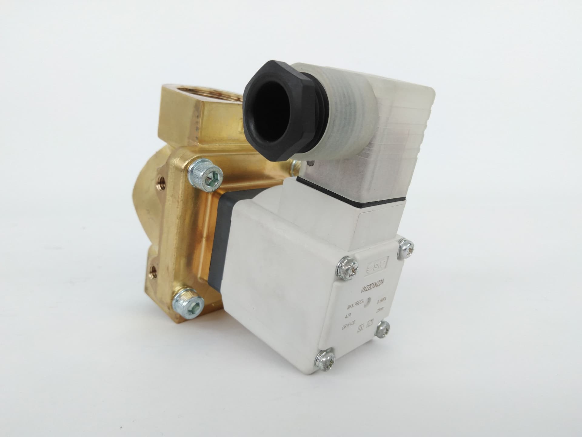 SMC VXZ2D0KZZA 1"NPT Brass Solenoid Valve