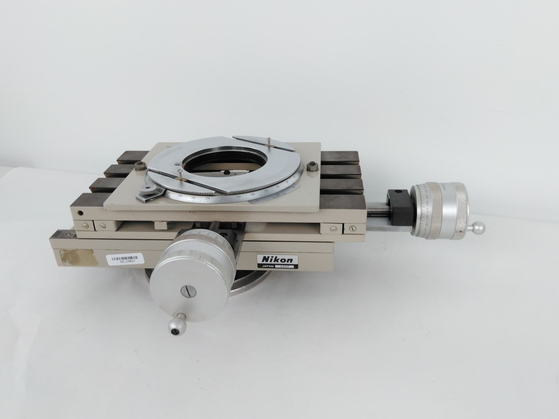 Nikon 9731 2-Axis Stage for Optical Comparator w/ Rotary Platform