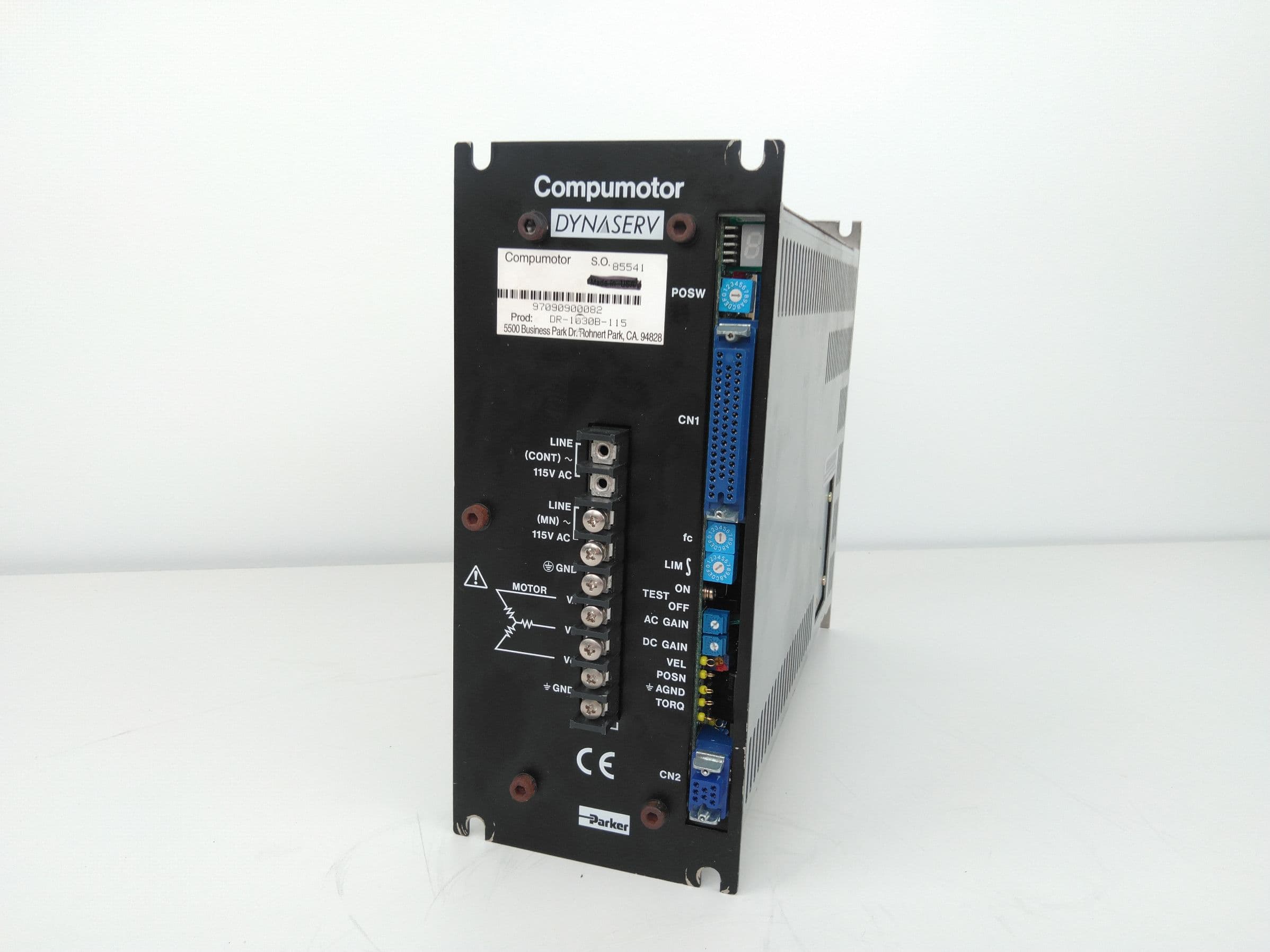 Yokogawa Parker Compumotor SR1030B62, DR-1030B-115 DD Servo Actuator Controller