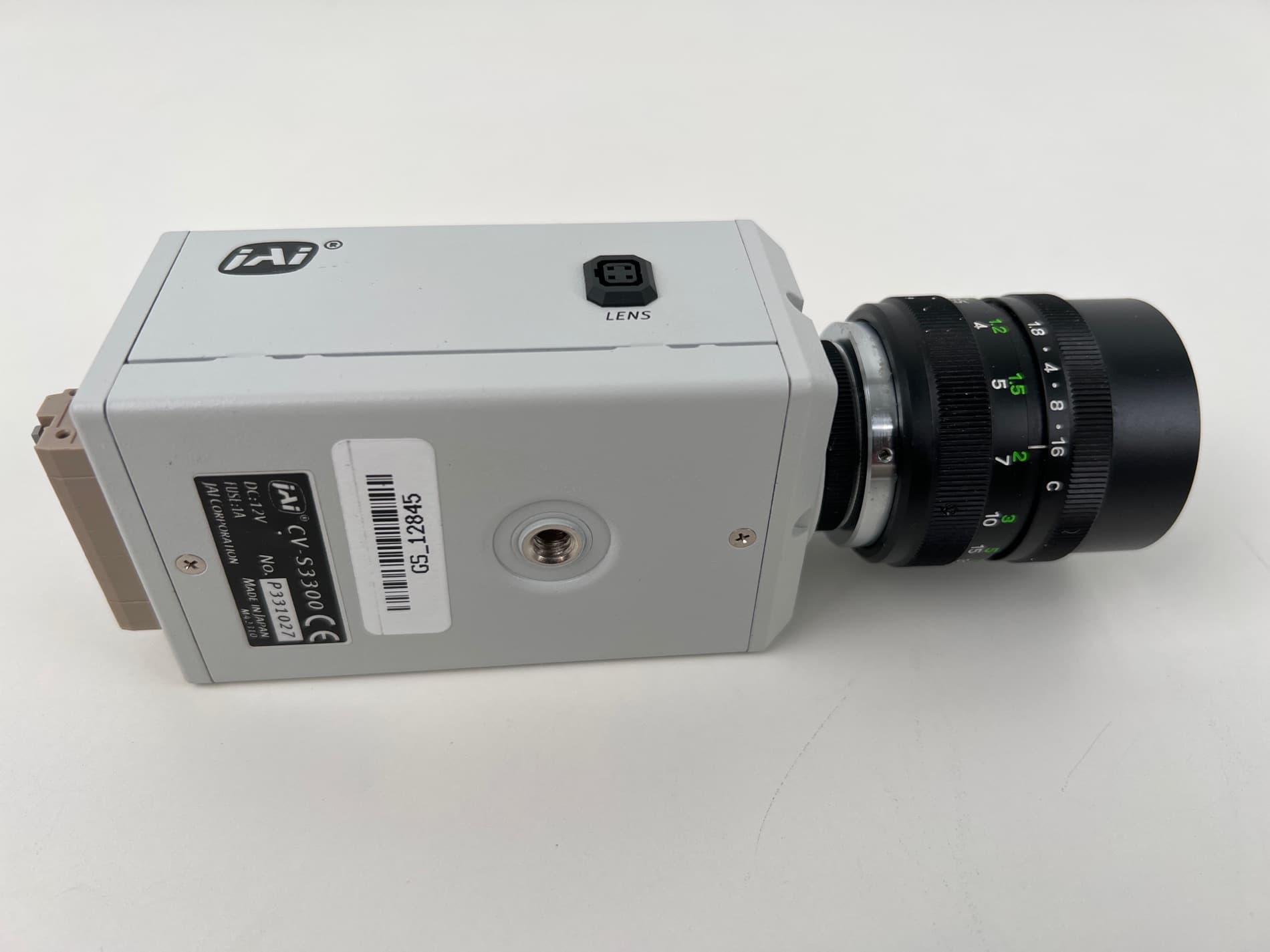 JAI Corporation CV-S3300 CCD Camera and Lens