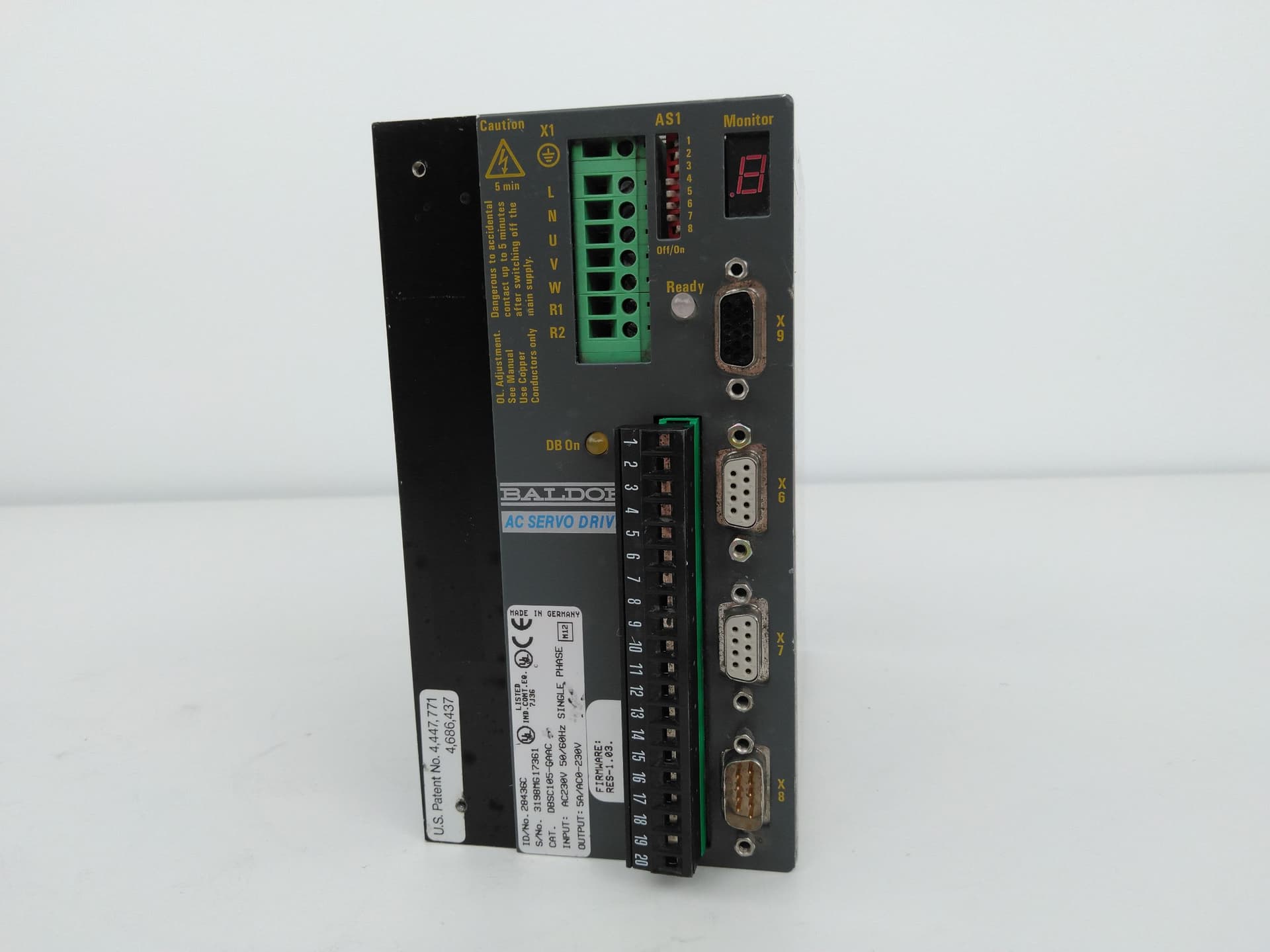 Baldor 28436C, DBSC105-GAAC AC Servo Drive