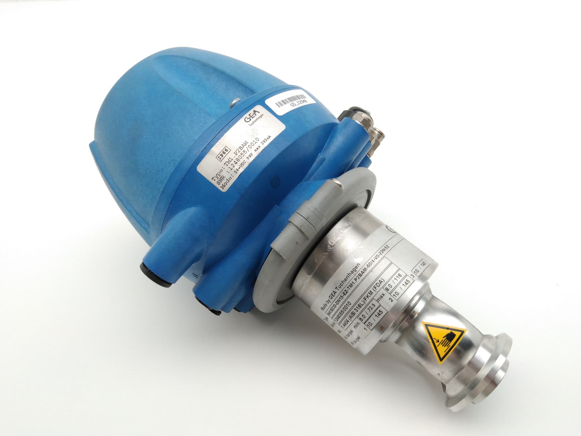 GEA Tuchenhagen WK/ECO-EZ-TW1.P2BAM-60/4-22N/52, TM1.P2BAM Valve Actuator