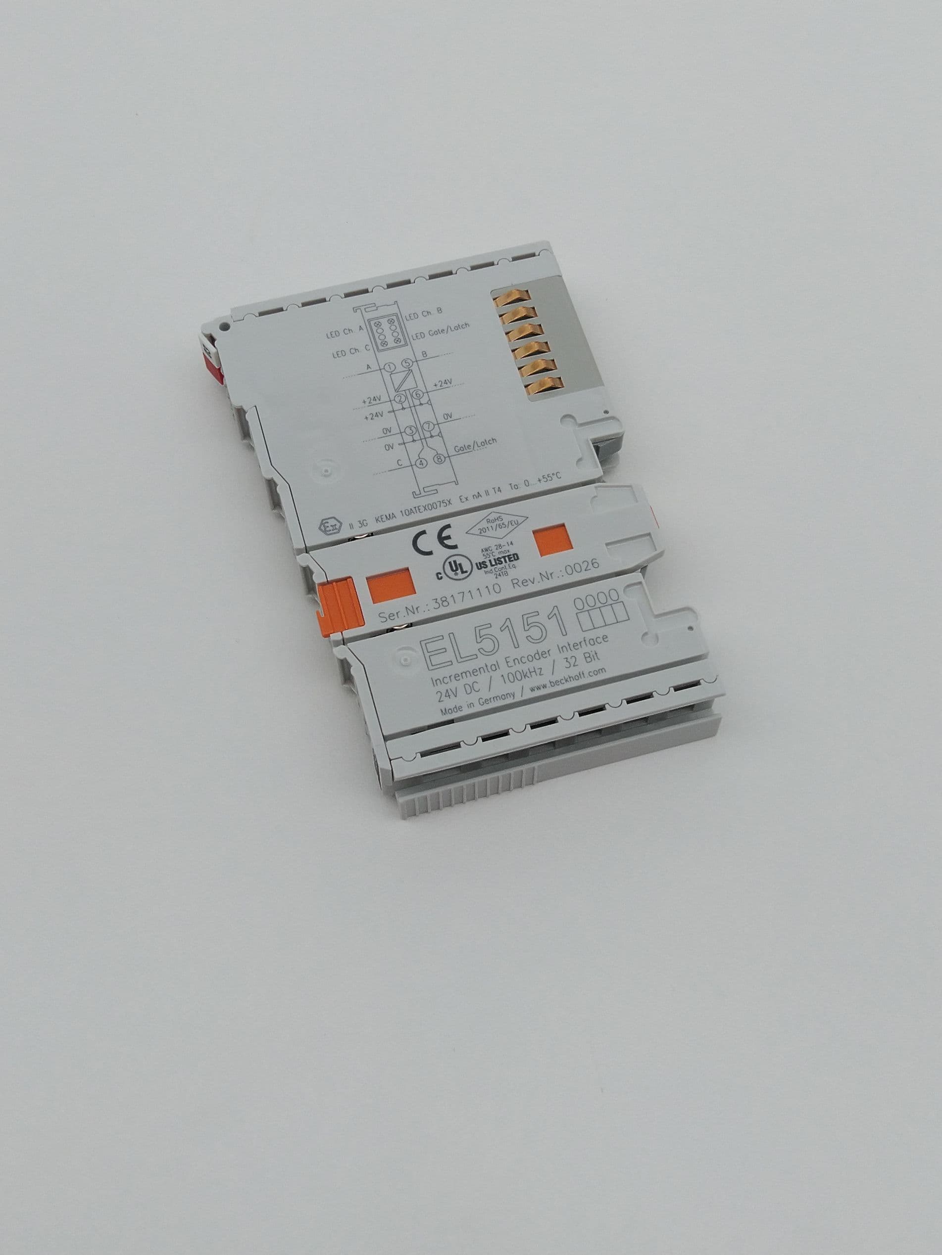 Beckhoff EL5151 EtherCAT Terminal, Encoder Interface Module, 1-Channel