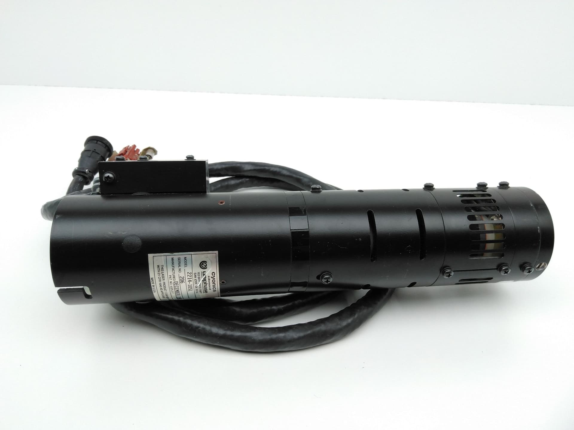 Cyonics Uniphase 2214-10SL 488nm, 10 mW, Air-Cooled Laser Head for Ellipsometry