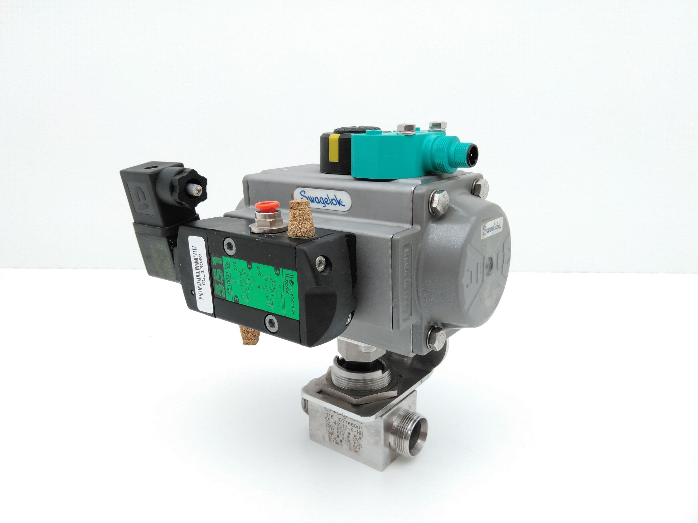 Swagelok SS-45S12-K-H 3/4"SS Pneumatically Actuated Ball Valve Assm