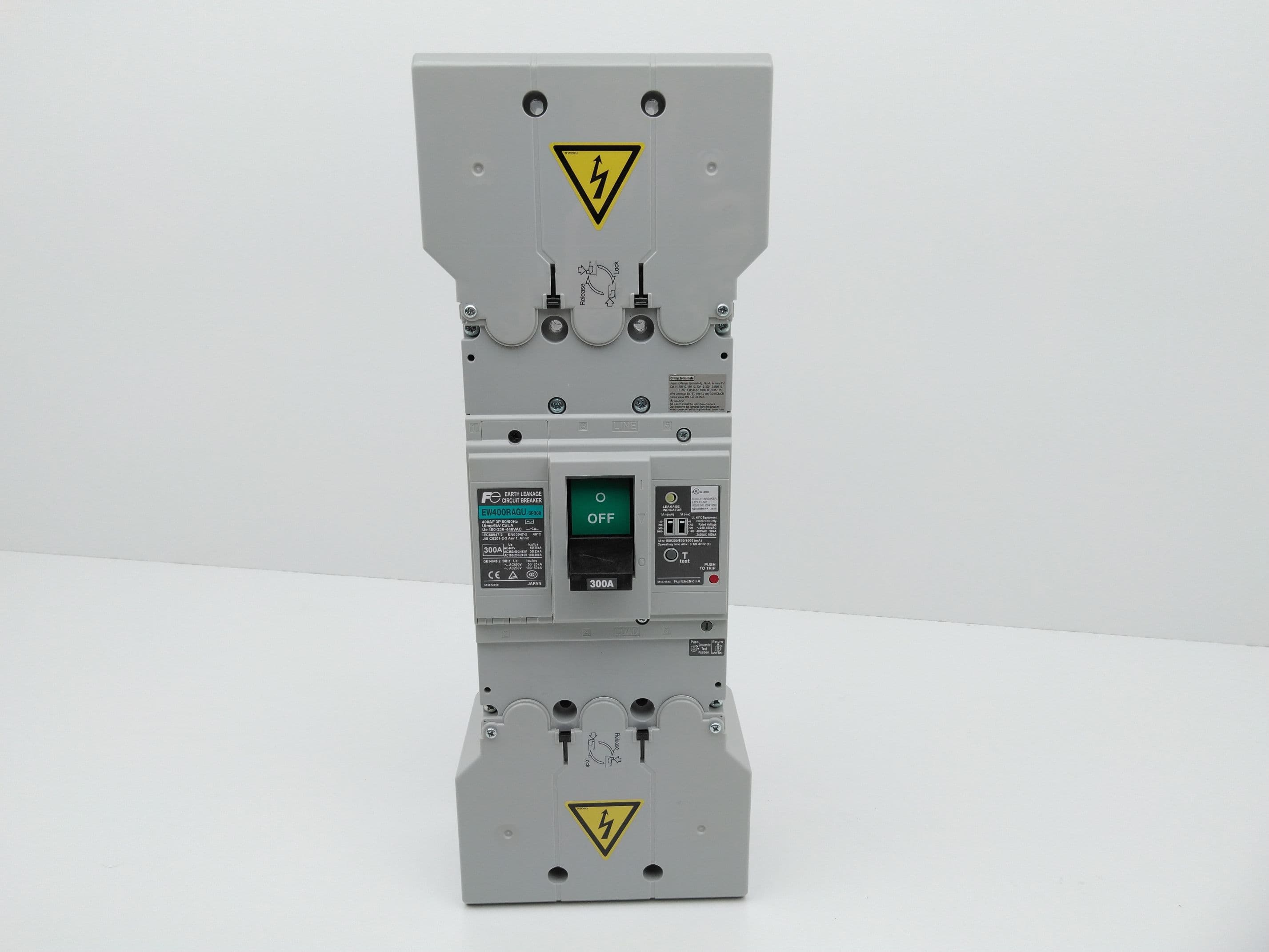 Fuji Electric EW400RAGU-3P300 EarthLeakage Circuit Breaker 300A, 690VAC, 250VDC
