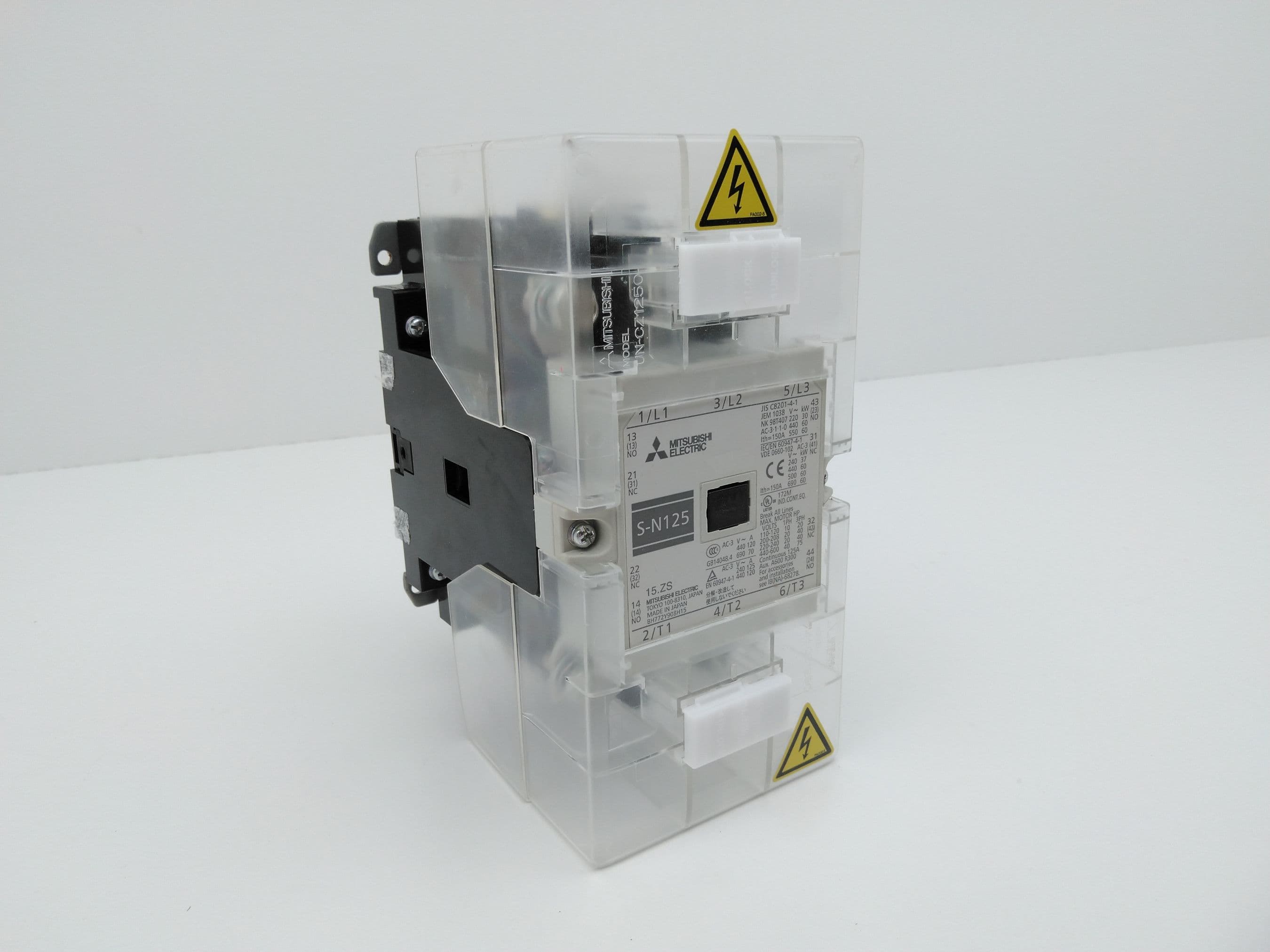 Mitsubishi Electric S-N125 AC400V Magnetic Contactor, 440VAC, 140A, 3Pole