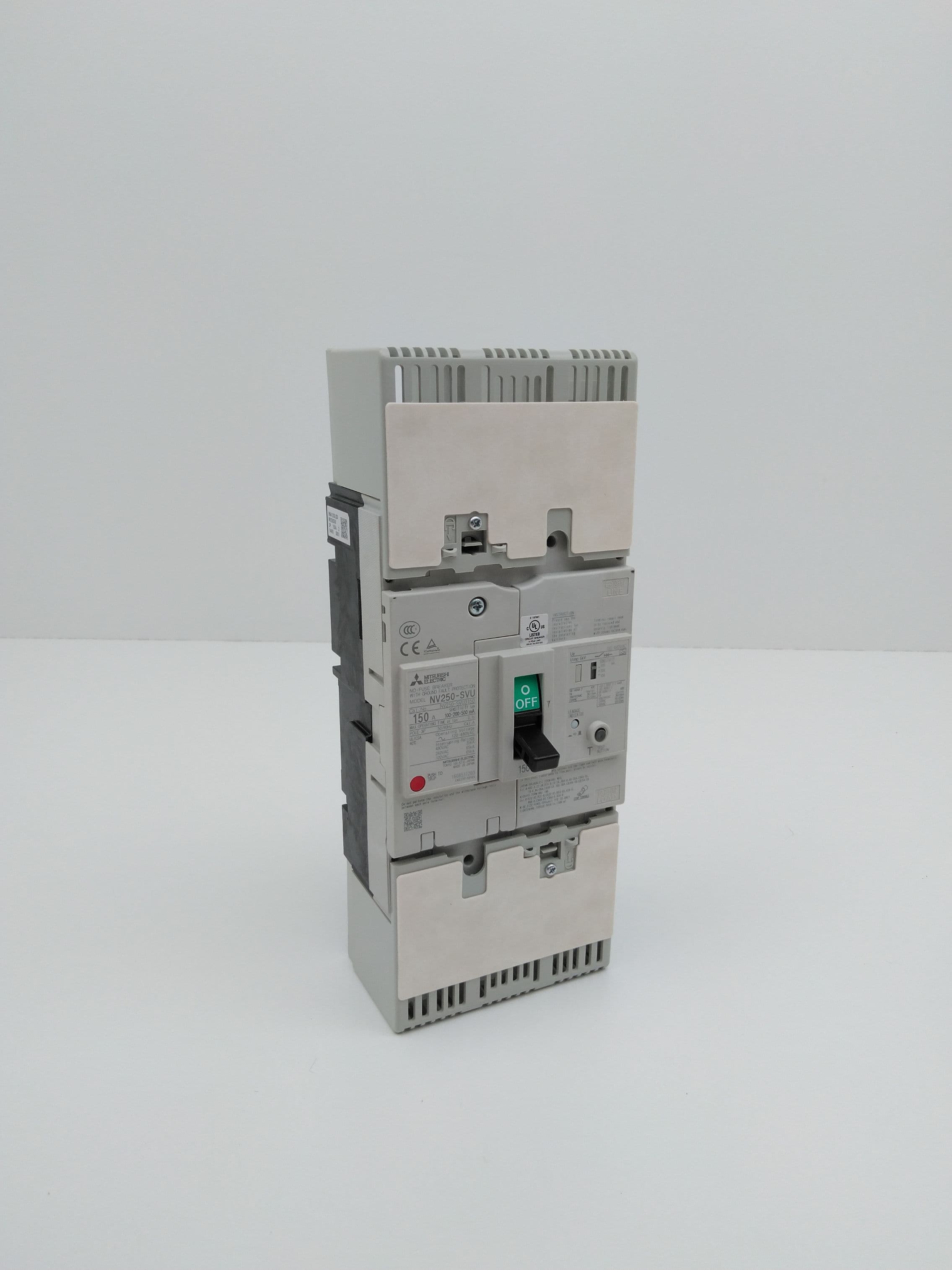 Mitsubishi NV250-SVU3P150A Circuit Breaker 3P, 150A w/ Ground Fault Protection