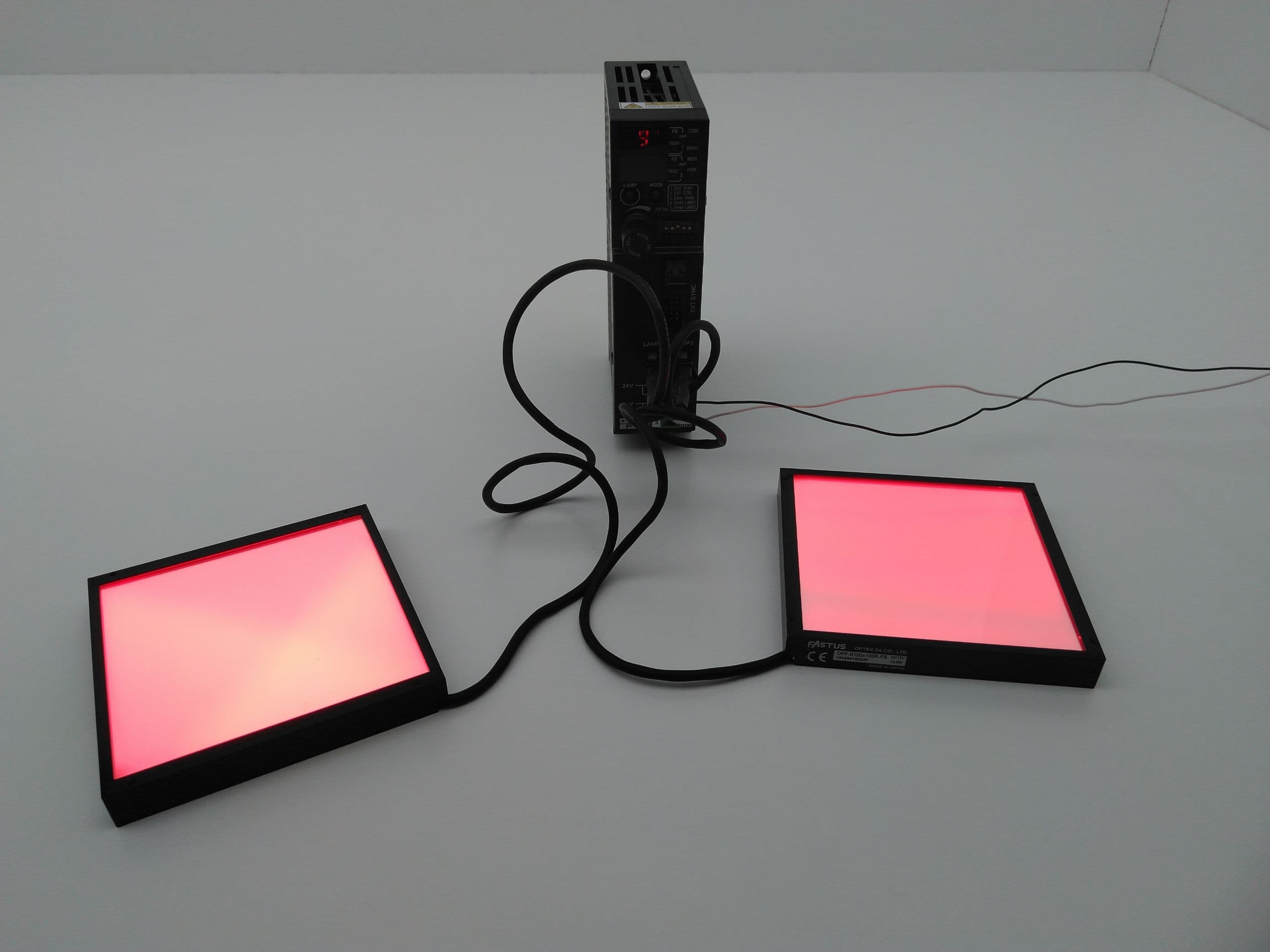 Optex OPF-S100x100R-PS LED Sensing Backlight 630nm (Red) w/OPPF-48SP Controller
