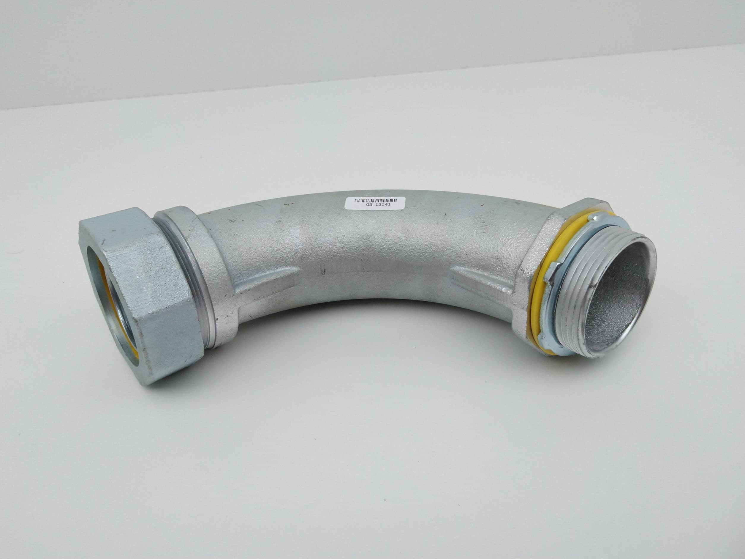 Eaton Crouse-Hinds LT25090 90 Degree Long Turn Liquidtight Connector, 2 1/2"