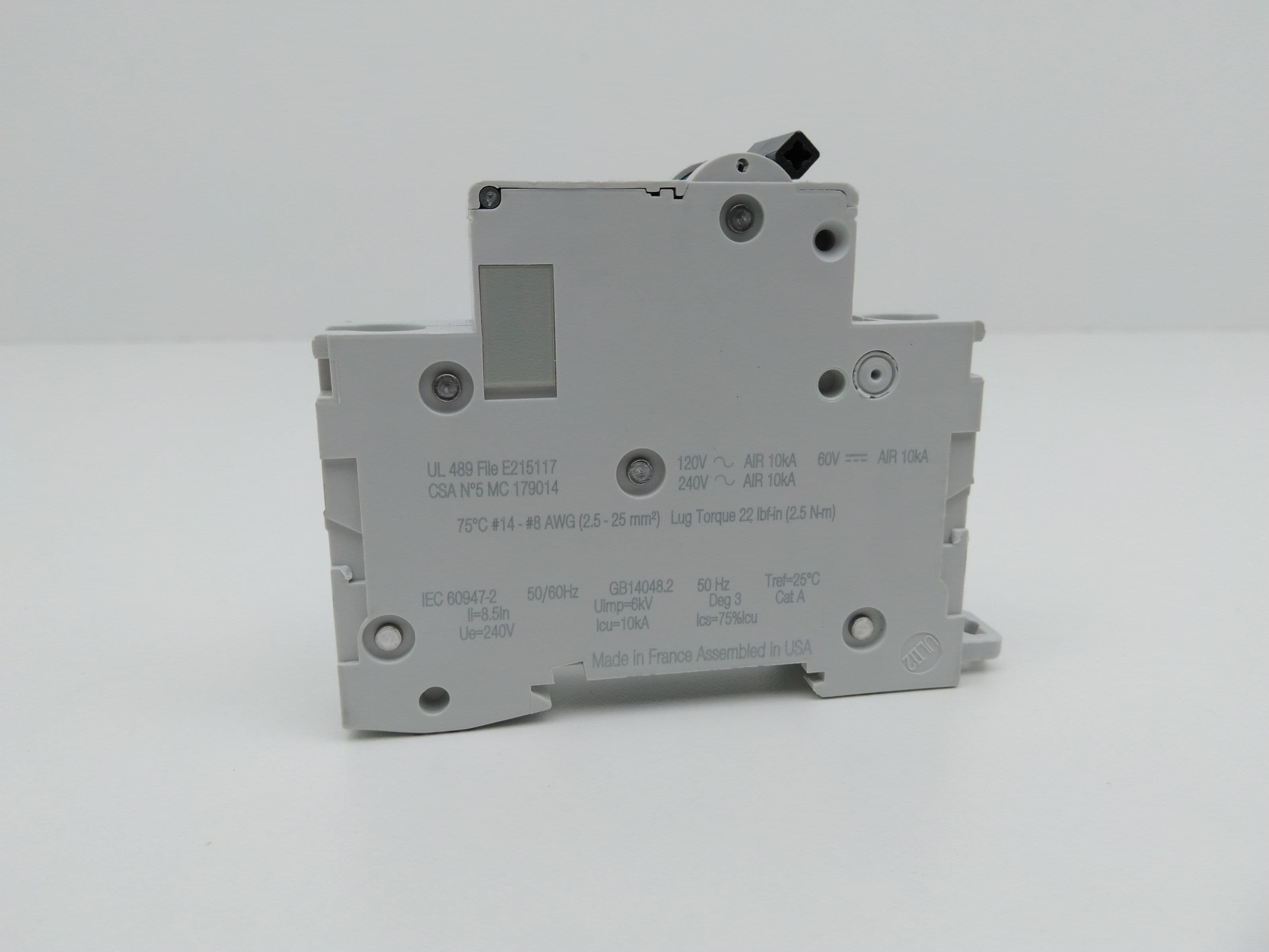 Schneider Electric 60113 Multi 9 C60 Circuit Breaker 20 Amp, 1 Pole, 120V