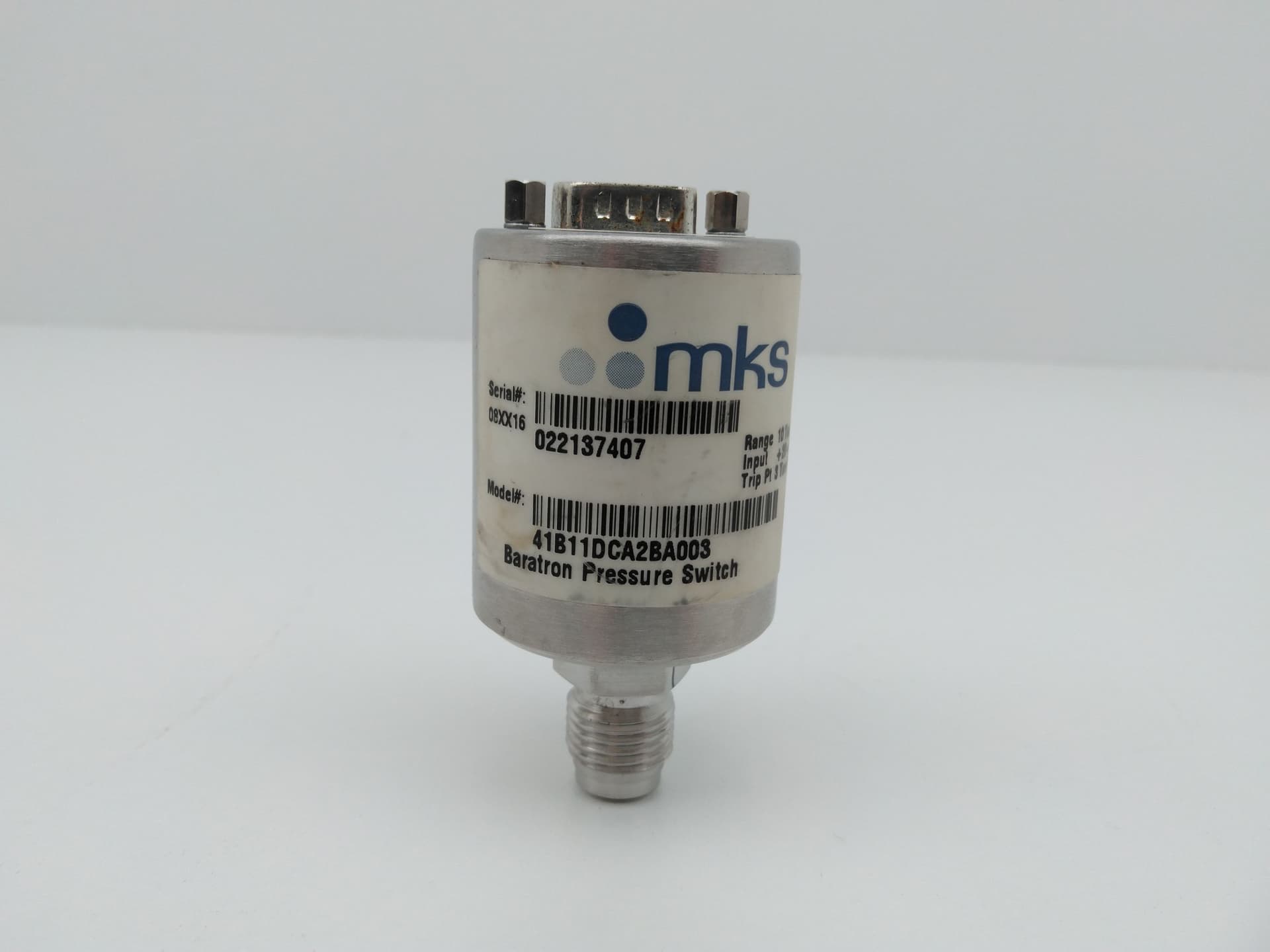 MKS 41B11DCA2BA003 Baratron Pressure Switch