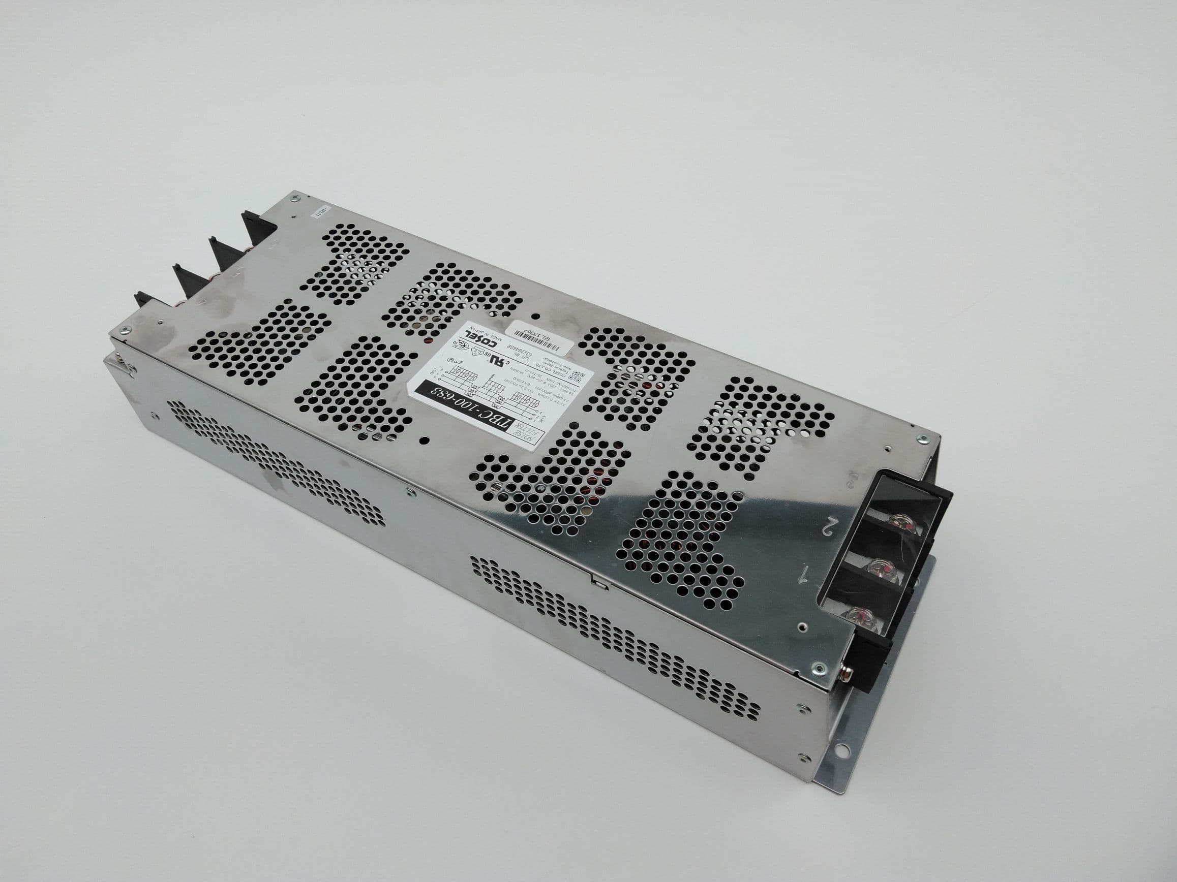 Cosel TBC-100-683 EMI Power Line Noise Filter, 3Ph, 500V, 100A